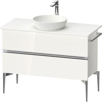 Duravit Duravit - Sivida Consola Mueble Bajo Lavabo, 2 Cajones, Tirador