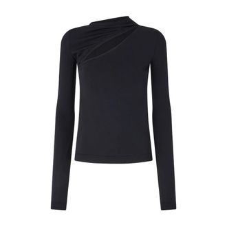 Pinko Zwarte Sweater Aw 25 - Dames - Longsleeves - Zwart - XS - Tops