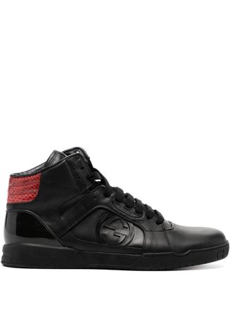 Mens gucci hi top trainers clearance