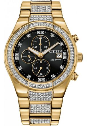 Citizen CA0752-58E Mens Crystal Watch - Gold - One Size