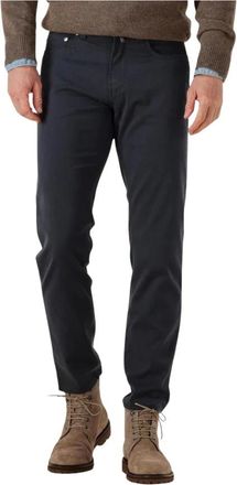 Pierre Cardin Broeken, Heren, Blauw, W34 L34, Katoen, Lyon Tapered Jeans