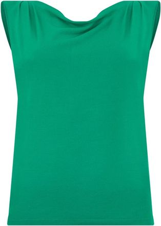 Alberta Ferretti Top zonder mouwen groen - Dames - Tops zonder mouwen - Groen - S - Polyester - Tops