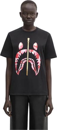 A Bathing Ape ABC Camo Shark T-shirt - Dames - T-shirts - Zwart - S - Katoen - Tops
