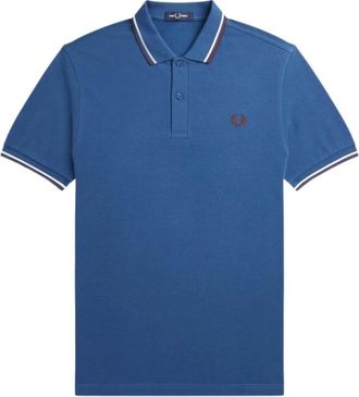 Fred Perry Tops, Heren, Blauw, M, Katoen, M3600 Polo