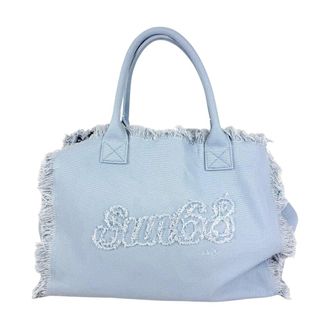 Sun 68 Tote Bags, female, Blue, Size: ONE SIZE Cali Large Bag