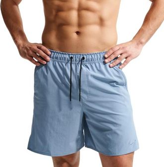 Nike Mens Dri-FIT Unlimited Woven 7 Inch Shorts - Work Blue/Black/Work Blue Size 3XL