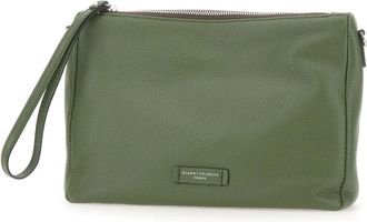 Gianni Chiarini Tassen, Dames, Groen, ONE Size, Leer, Nora Pouch