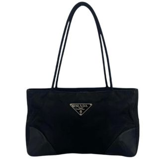 Prada Pre-owned Shoulder Bags, female, Black, Size: ONE SIZE Pre-owned Vintage Tote Bag
