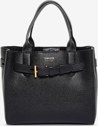 Tom Ford Rechteckiger Shopper aus genarbtem Leder Audrey