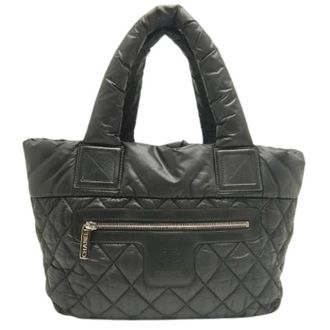 Chanel Pre-owned Coco Cocoon Tote bag - Dames - Vintage Shopper - Zwart - ONE Size - Nylon - Vintage