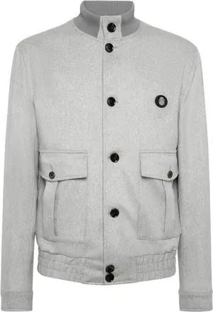 Billionaire Boys Club Cashmere Wool Bomber Jacket Men in Grey at Nordstrom, Size 58