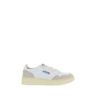 Autry Sneakers, female, White, Size: 8 US Low Top Leather Sneakers