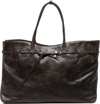 Margesherwood Buckle-detail Leather Shoulder Bag