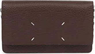 Maison Margiela Borsa con logo - Marrone