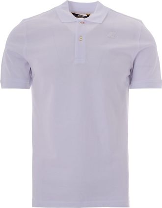 K-Way Off White Solid Short Sleeves Polo