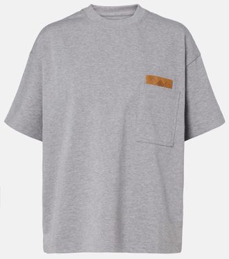 Bottega Veneta Intrecciato cotton-blend jersey T-shirt