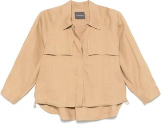 Lorena Antoniazzi Giacca-camicia leggera - Marrone