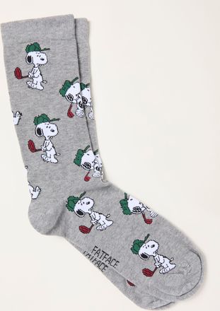 Fat Face FatFace Grey Snoopy Socks