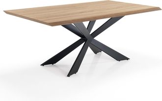 Oresteluchetta Oresteluchetta - Mesa Superior Efecto Madera Con Acabado De Fresno Cm Al.76 X P.100 X L.200
