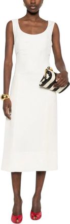 Jacquemus Midi Dresses, female, Beige, Size: S La Robe Tablier Midi Dress