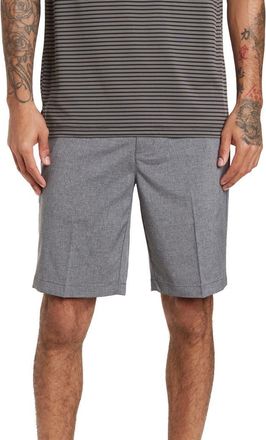PGA TOUR Comfort 9-Inch Heathered Shorts in Grey Heather at Nordstrom Rack, Size 40