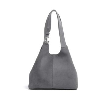 Coccinelle C-Easy Handtas - Dames - Tassen - Grijs - Maat: ONE Size Leer