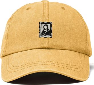 Dalix Frame Dad Cap in Washed Gold at Nordstrom