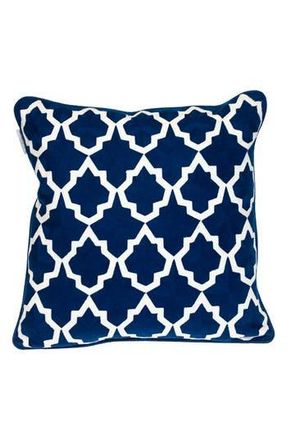 Parkland Collection Canita Embroidered Throw Pillow in Blue at Nordstrom Rack