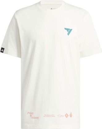 adidas Trae Prince Of Atlanta Signature T-Shirt White II7796