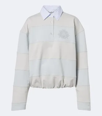 Acne Studios Sudadera de algod&oacute;n a rayas