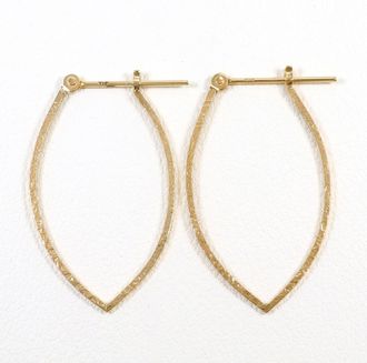 C&A Unbranded (10K) Hoop Earrings (Pre-Owned)