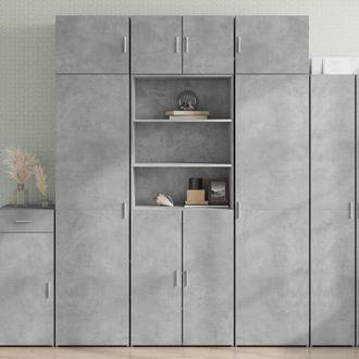 Berkfield Home Highboard Concrete Grey 70x42.5x185 cm Engineered Wood