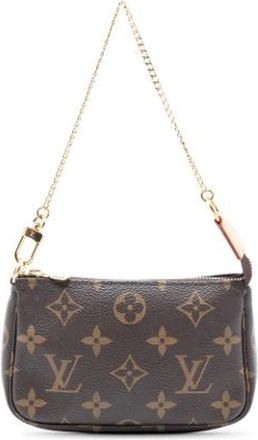 Louis Vuitton Pre-owned Mini Bags, female, Brown, Size: ONE SIZE Pre-owned Canvas Mini Bag