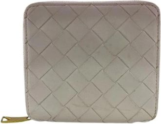 Bottega Veneta Pre-owned Wallets, female, Pink, Size: ONE SIZE Pre-owned Long bill wallet (bi-fold)
