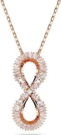 Swarovski Womens 5677623 Ladies Hyperbola Necklace - Rose Gold Metal - One Size