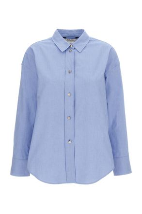 Max Mara Sky Blue Regular Solid Shirt