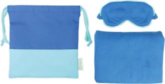 C. Wonder Travel Blanket & Eye Mask with Carrying Pouch