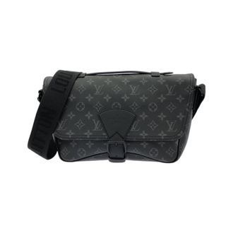 Louis Vuitton Black Coated Canvas Shoulder Bag (Pre-Owned)