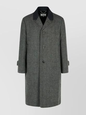 Maison Margiela virgin wool blend long coat