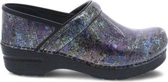 Dansko Womens Professional Patent Shoes In Metallic Ink
