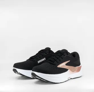 Brooks Womens Ghost Max 3 Running Shoe In Black/black/rose Gold