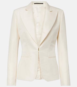 Gucci Silk faille blazer