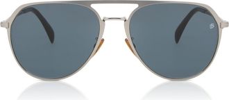 David Beckham DB 7095/G/S Asian Fit R81/KU Mens Sunglasses Silver Size 58