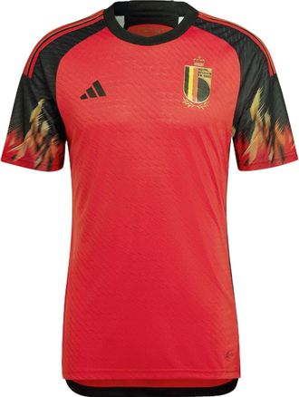 adidas Belgium 2022-2023 World Cup Home Authenic Jersey Asia Sizing HD9413