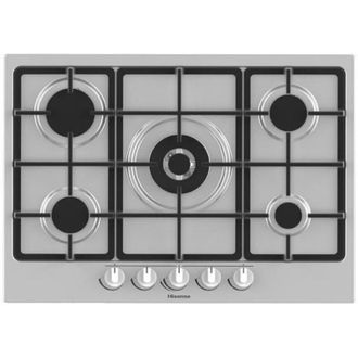 Hisense Placa De Cocina Hisense Gm773xf Acero Inoxidable Empotrada Gas 5 Quemador(es)