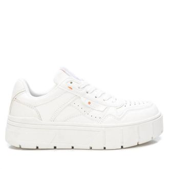 Xti Womens Double Rubber Sneakers In White
