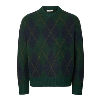 Selected Jersey de punto - Knitwear - Hombre - Verde - XL