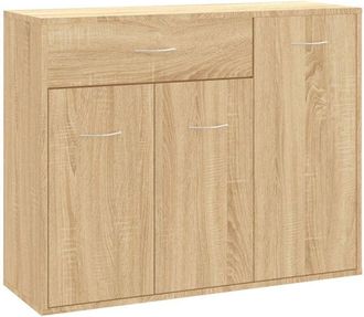 vidaXL Sideboard Sonoma Oak 88x30x70 cm Engineered Wood Vidaxl