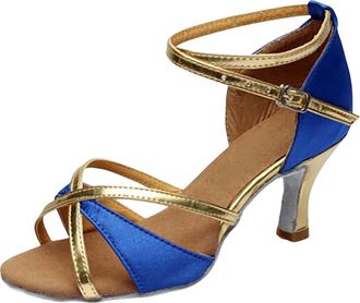 Generic Ladies Pumps Size 3 Long Slipper Socks for Women Solid Color Casual Toe Flat Soft Slipper Socks for Women Indoor Ladies Ballet Slippers (Blue, 3.5)