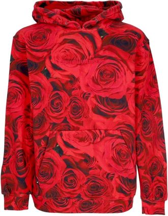 The Hundreds Long Sleeve Sweatshirt - Heren - Hoodies - Rood - L - Katoen - Hoodies & sweatvesten